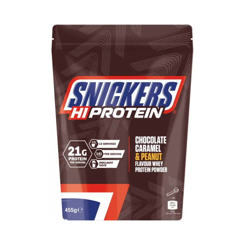 Snickers Protein Powder 455g - Chcolate, Caramel & Peanutt