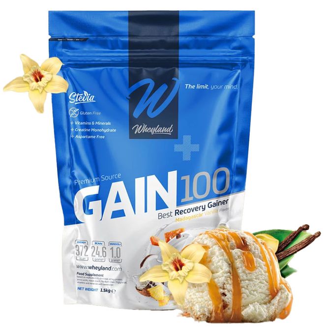 Hovedbilde Wheyland Gain 100 Madagascar Vanilla 3 kg