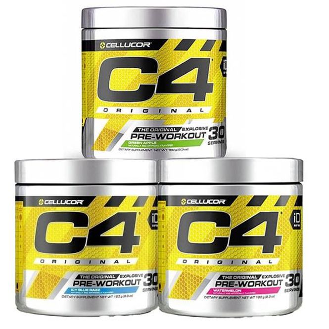 Hovedbilde C4 Pre-Workout 30 Serveringer 3-pakk