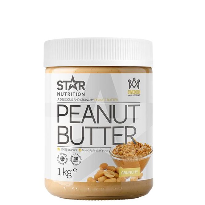 Hovedbilde Star Nutrition Smooth Peanut Butter 1kg