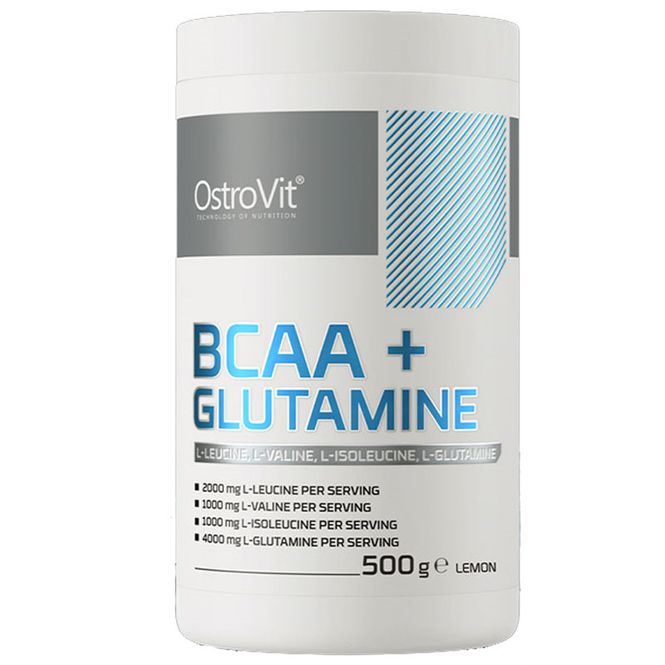 Hovedbilde OstroVit BCAA + Glutamine Lemon 500g