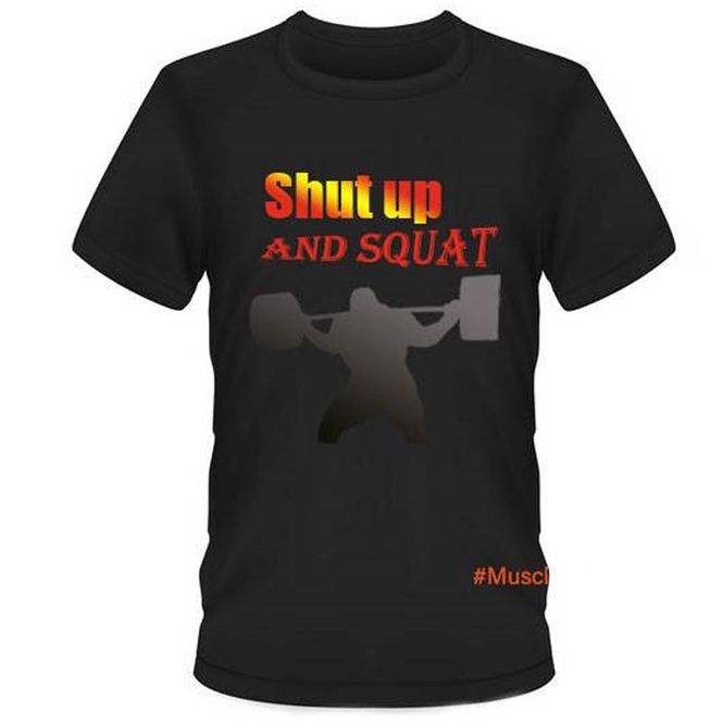 Hovedbilde Posedown Shut Up & Squat Tee