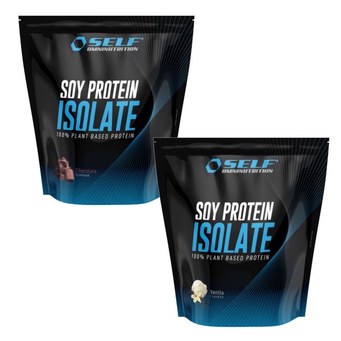 Hovedbilde SELF Soya Protein Isolate 1kg 2-Pakk