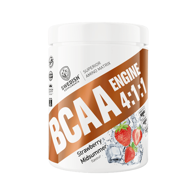 Hovedbilde BCAA Engine 4:1:1 400gram Strawberry Midsummer