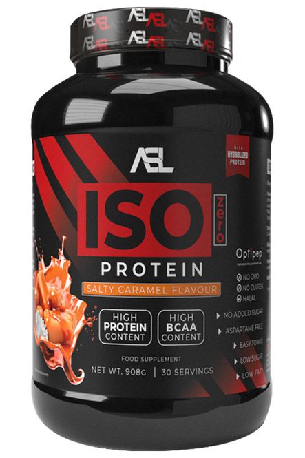 Hovedbilde ASL Whey ISO Zero Protein Salty Caramel 908g