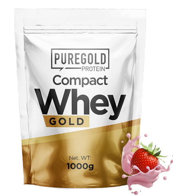 Hovedbilde Pure Gold Compact Whey Strawberry Ice Cream 1 kg