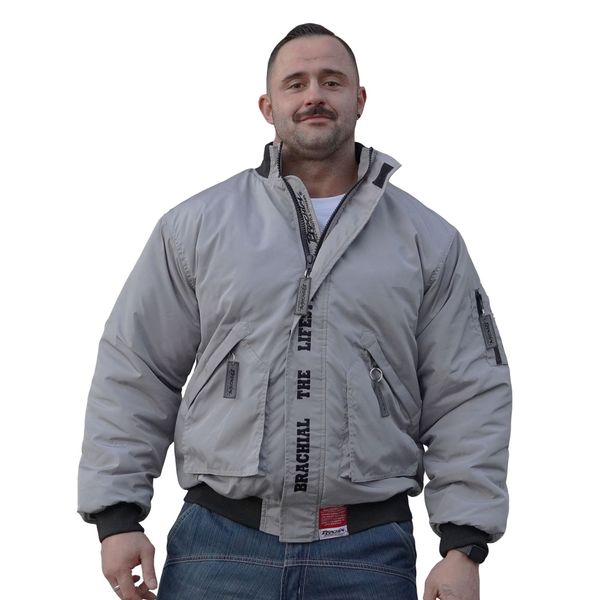 Brachial Flight Jacket City Grey